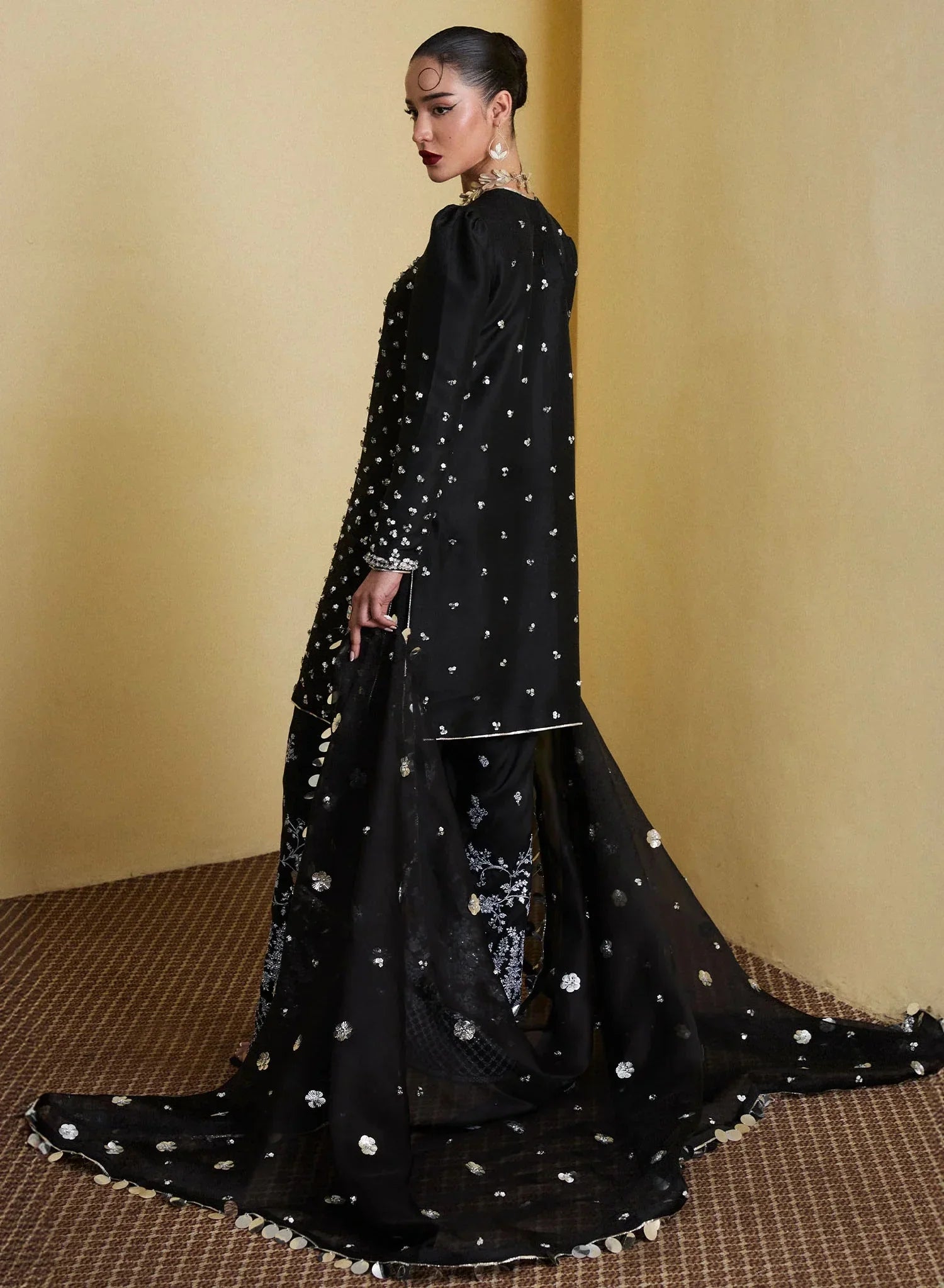 Hussain Rehar Elegant Raw Silk 3 Piece Unstitched Collection Kiara
