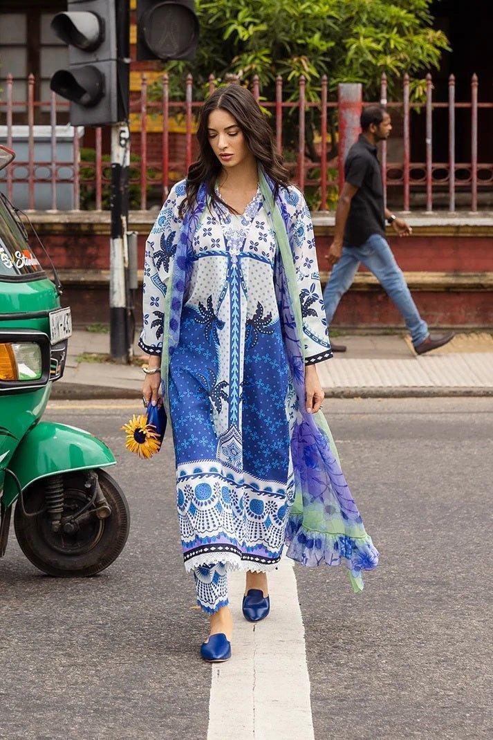 Mushq Luxury Lawn Embroidered Unstitched 3 Piece Ksenia - 3 Pieces Lawn - Zainabjees