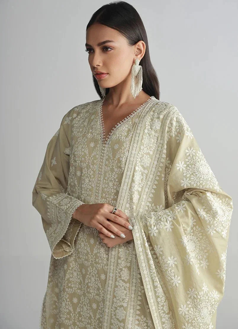 Image Luxury Lawn Collection 3 Piece Unstitched - 3 Pieces Lawn - Zainabjees