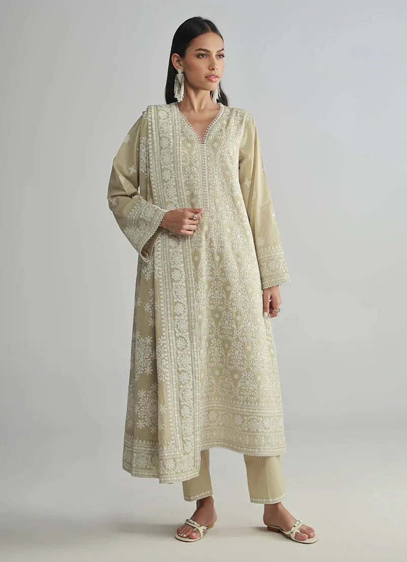 Image Luxury Lawn Collection 3 Piece Unstitched - 3 Pieces Lawn - Zainabjees