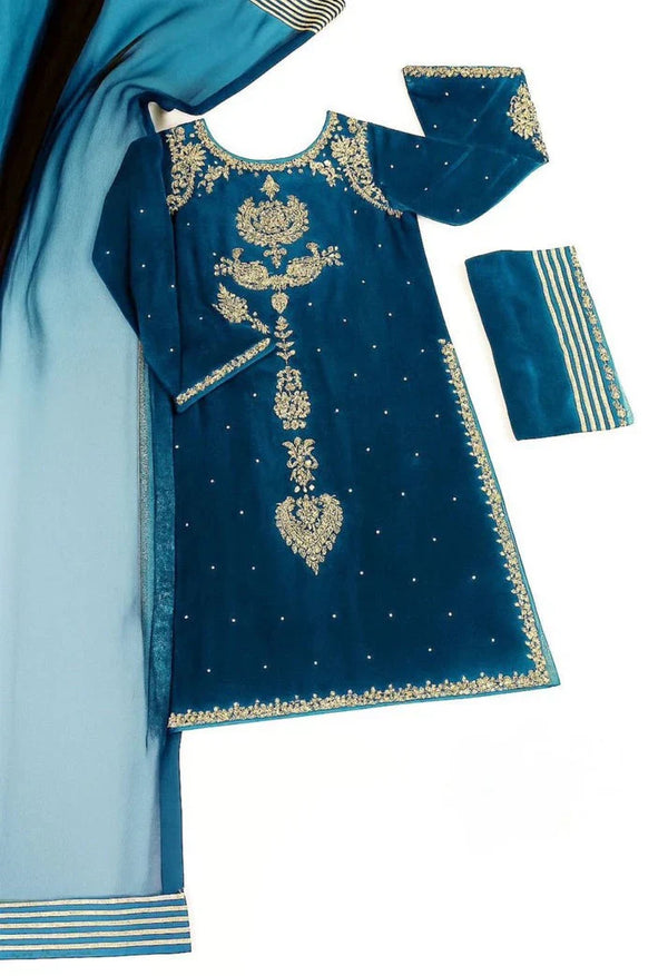 Agha Noor Luxury Velvet Unstitched 3 Pc Collection MAKHMAL