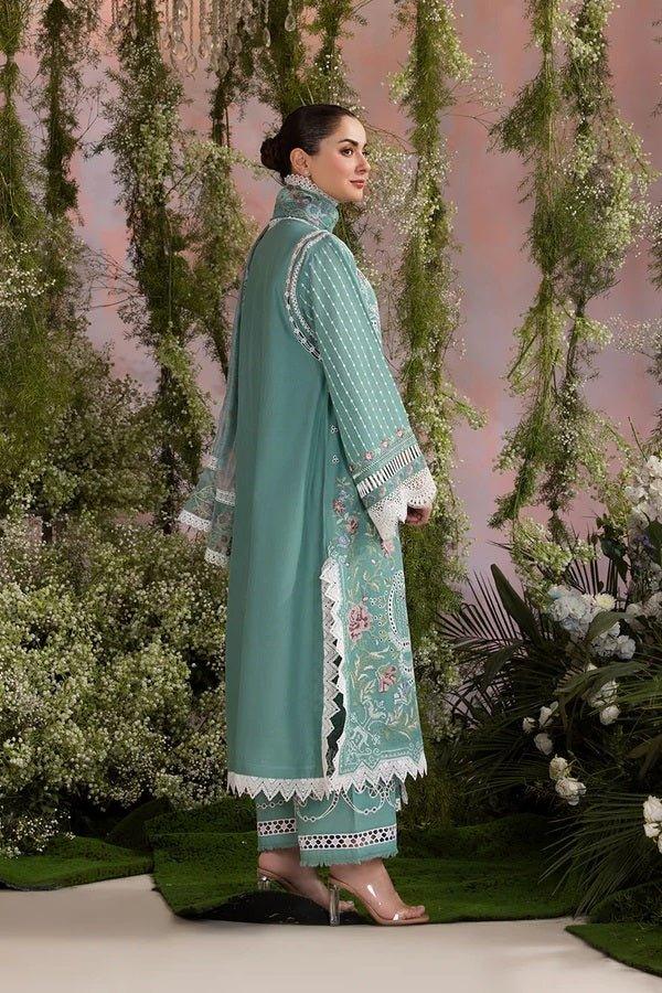 Sobia Nazir Luxury Lawn Embroidered 3 Piece Unstitched 5B - 3 Pieces Lawn - Zainabjees