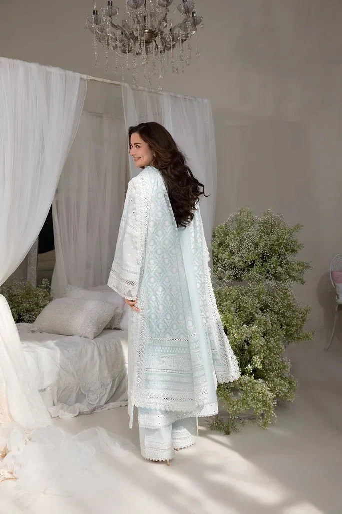 Sobia Nazir Luxury Lawn Embroidered Unstitched 3 Piece 7A - 3 Pieces Lawn - Zainabjees