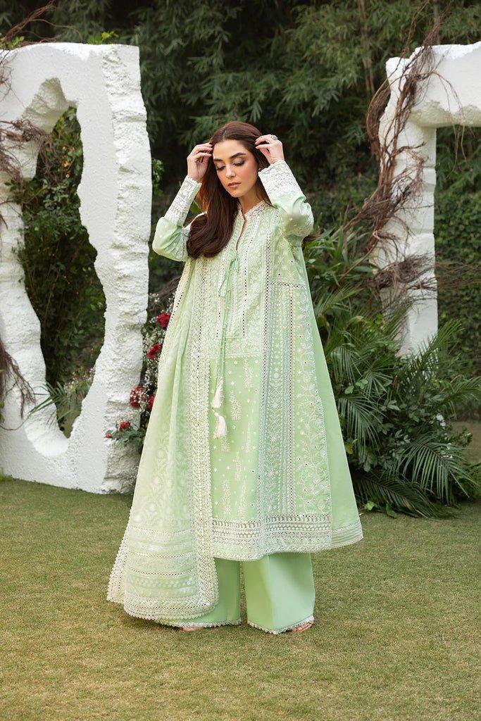 Sobia Nazir Lawn Embroidered Collection 3 Pc Unstitched 7B Luxury Lawn 2025 - 3 Pieces Lawn - Zainabjees