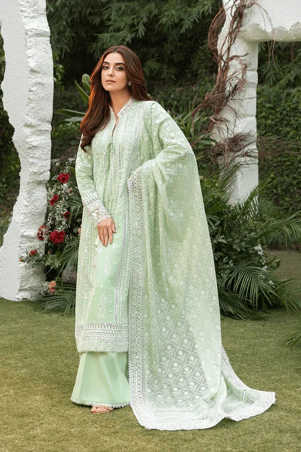 Sobia Nazir Lawn Embroidered Collection 3 Pc Unstitched 7B Luxury Lawn 2025 - 3 Pieces Lawn - Zainabjees