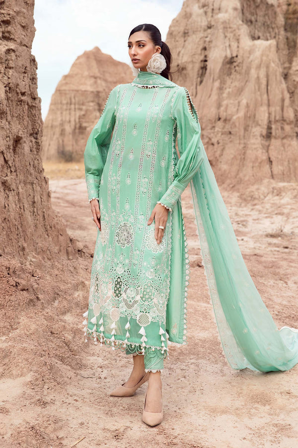 Maria.B Luxury Lawn Embroidered Chikankari 3 Piece Unstitched - LF-808