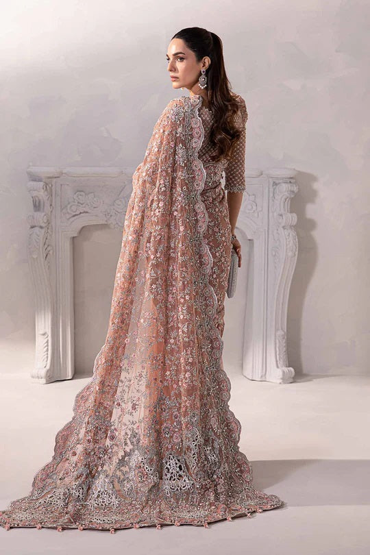 Maria.B Net Embroidered 3 Piece Unstitched - Solana MC-1011-A