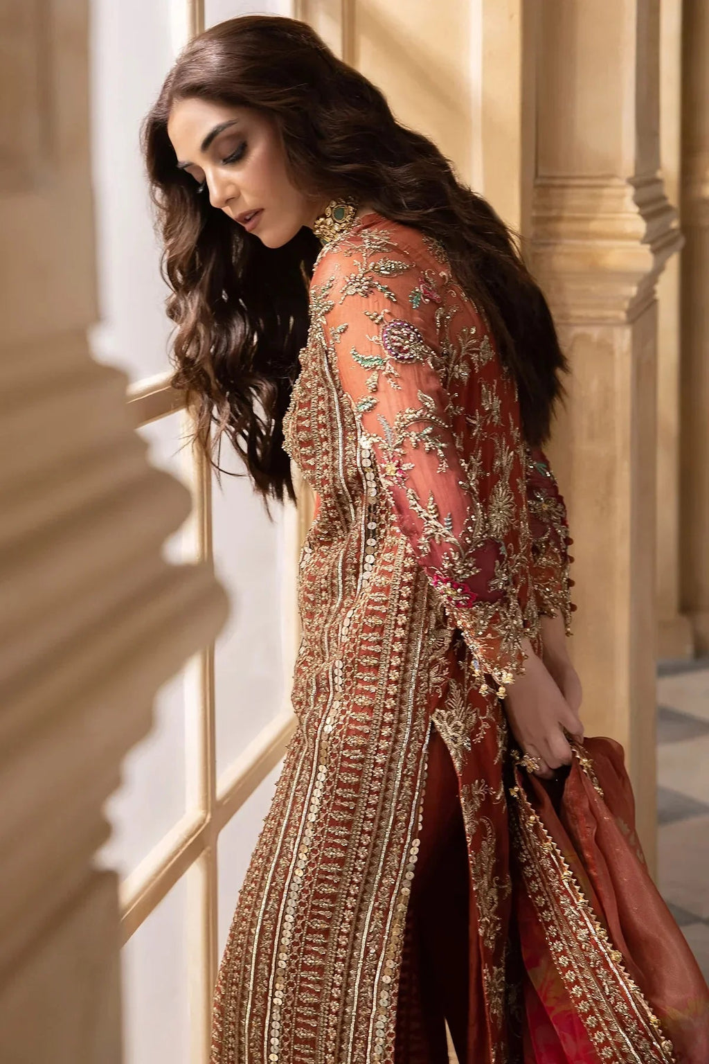 Charizma Pure Chiffon Embroidered Unstitched 3 Piece DJW4-04
