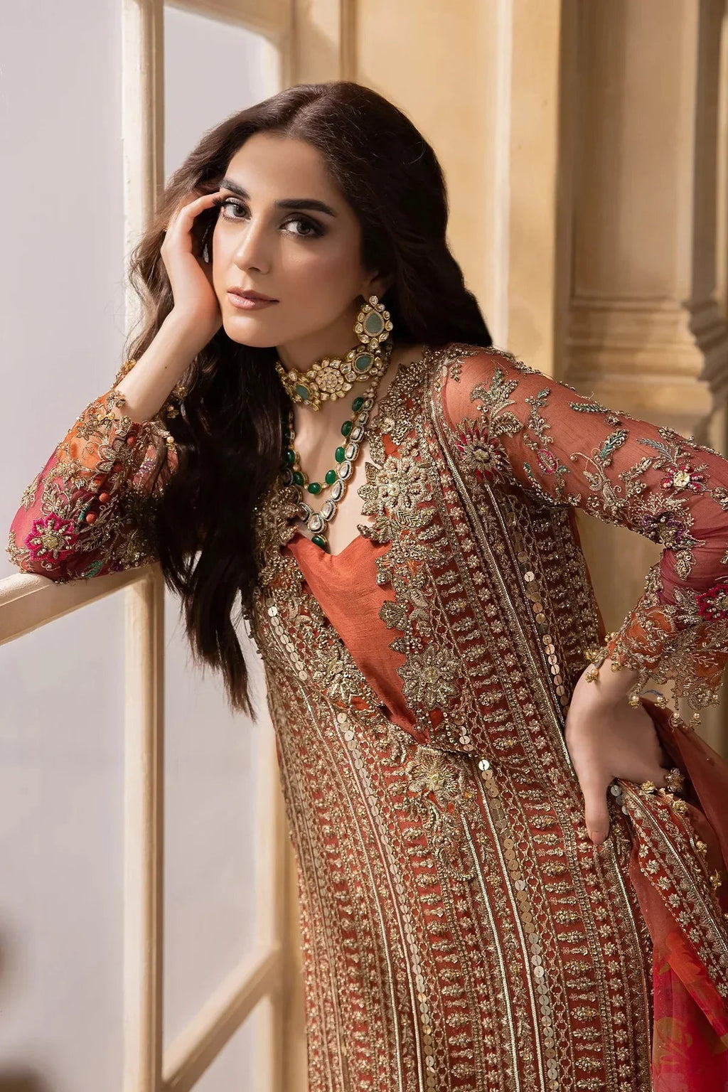 Charizma Pure Chiffon Embroidered Unstitched 3 Piece DJW4-04