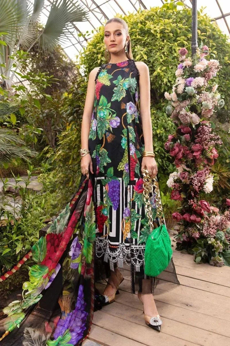 Maria.B Unstitched MPrints 3 Pieces MPT - 2108 - B - 3 Pieces Lawn - Zainabjees
