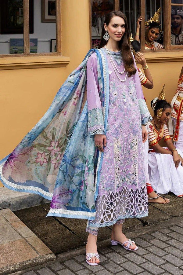 Mushq Lawn Embroidered Unstitched 3 Piece Glowing Pulse - 3 Pieces Lawn - Zainabjees