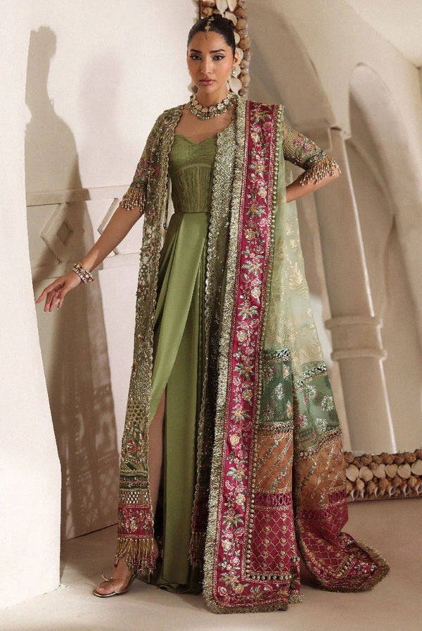 Republic Womenswear - Luxury Organza Embroidered Unstitched 3 Piece Éliane