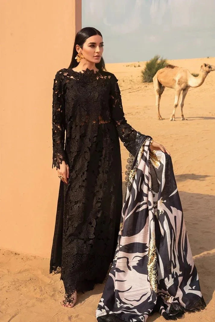 Rang Rasiya Premium Lawn Unstitched 3 Piece – Alaya - 3 Pieces Lawn - Zainabjees