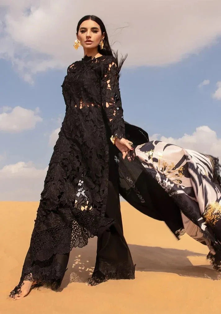 Rang Rasiya Premium Lawn Unstitched 3 Piece – Alaya - 3 Pieces Lawn - Zainabjees