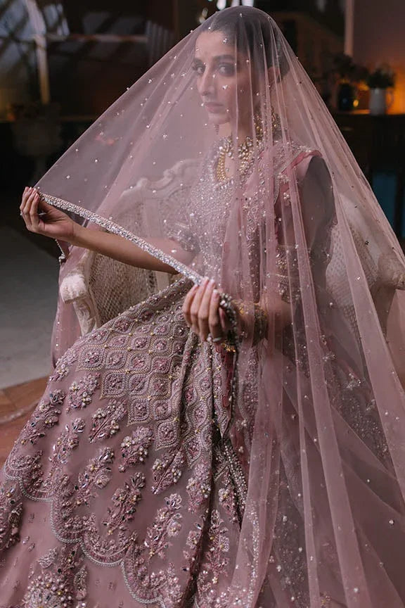 Elan Luxury Organza Embroidered Unstitched 3 Piece AYSEL (EC2-23-03)