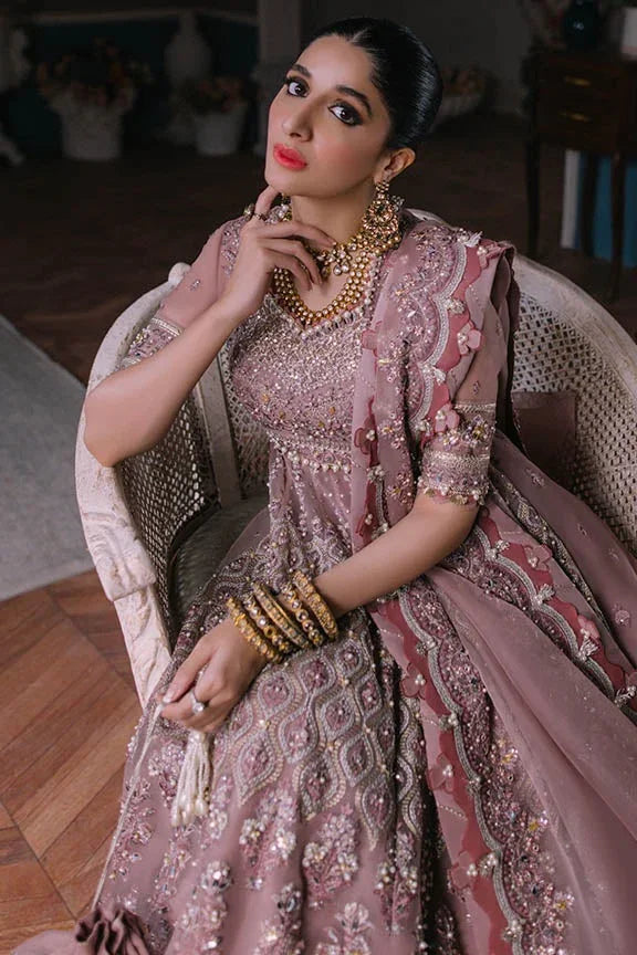 Elan Luxury Organza Embroidered Unstitched 3 Piece AYSEL (EC2-23-03)