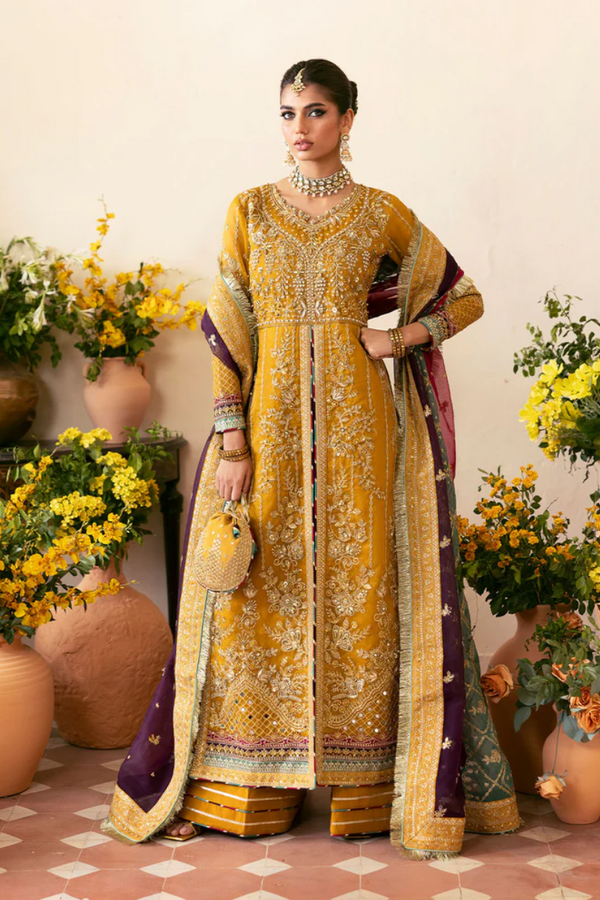 Gulaal Luxury Organza Embroidered 3 Pc Unstitched Nayaara 08