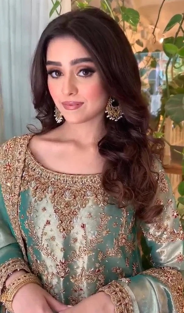 Haris Shakeel Luxury Myssory Embroidered Unstitched 3 Piece - 20736