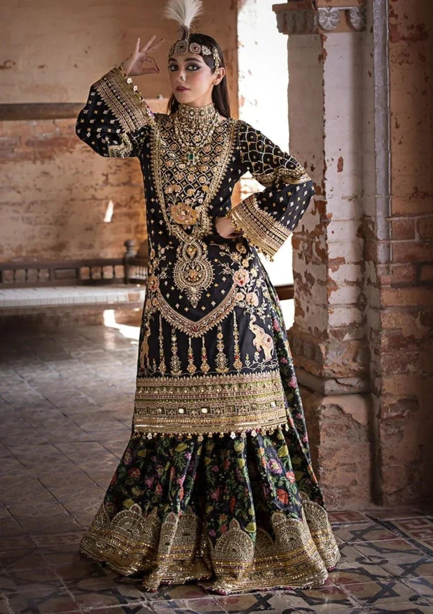 Zarlish by Mohsin Naveed Ranjha Festive Unstitched Collection ZWU - 28 KOYAL - 3 Pieces Organza - Zainabjees