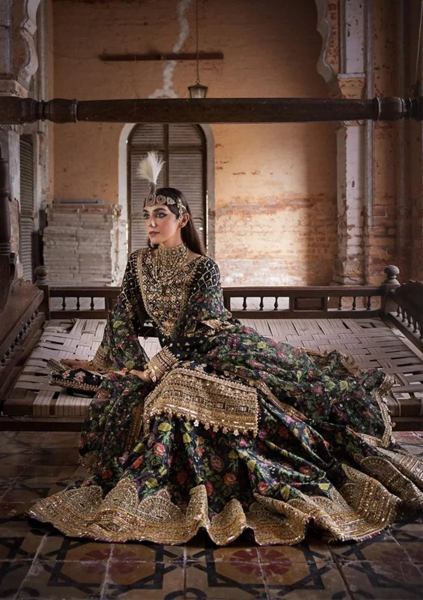 Zarlish by Mohsin Naveed Ranjha Festive Unstitched Collection ZWU - 28 KOYAL - 3 Pieces Organza - Zainabjees