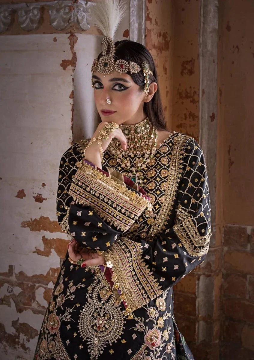 Zarlish by Mohsin Naveed Ranjha Festive Unstitched Collection ZWU - 28 KOYAL - 3 Pieces Organza - Zainabjees