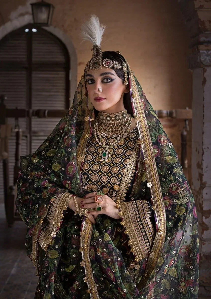 Zarlish by Mohsin Naveed Ranjha Festive Unstitched Collection ZWU - 28 KOYAL - 3 Pieces Organza - Zainabjees