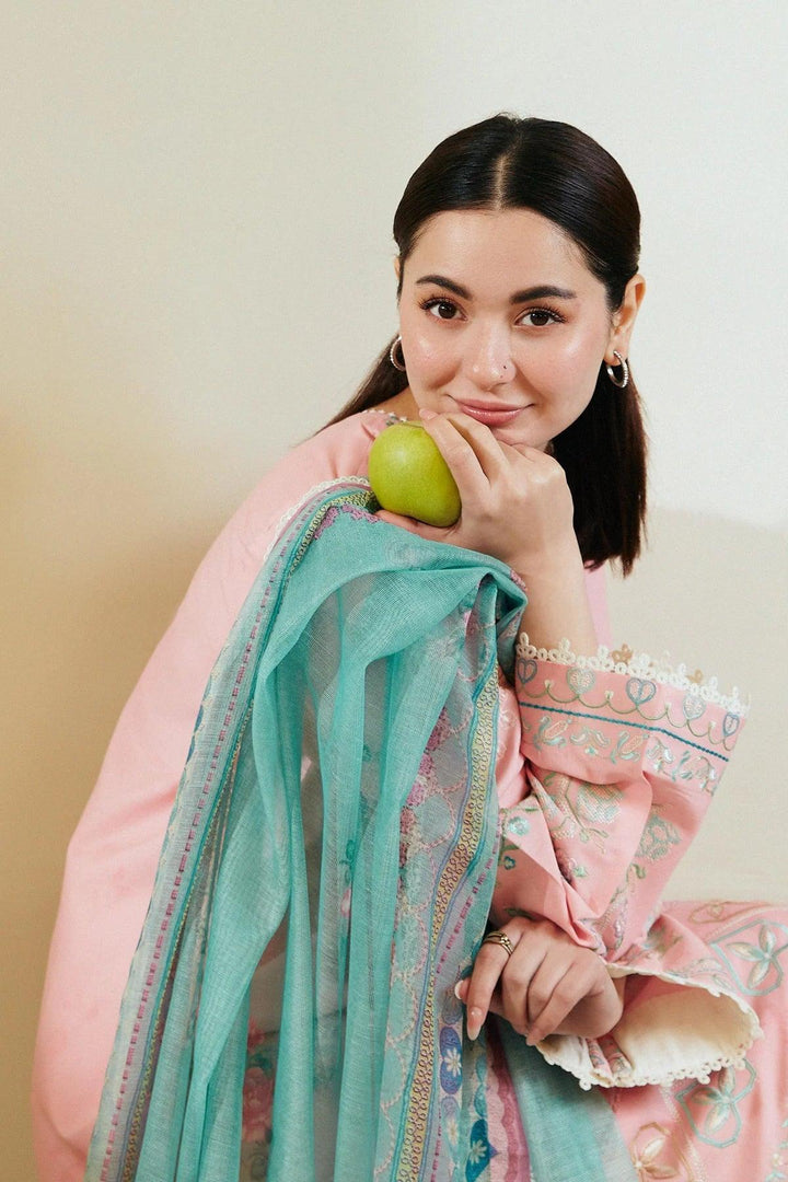 Coco by Zara Shahjahan Embroidered Lawn Unstitched 3Pc D - 08A ZOYA - 3 Pieces Lawn - Zainabjees