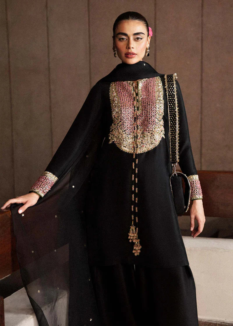 Hussain Rehar Luxury Raw Silk Festive Collection 3 Pc Unstitched CHAR-05