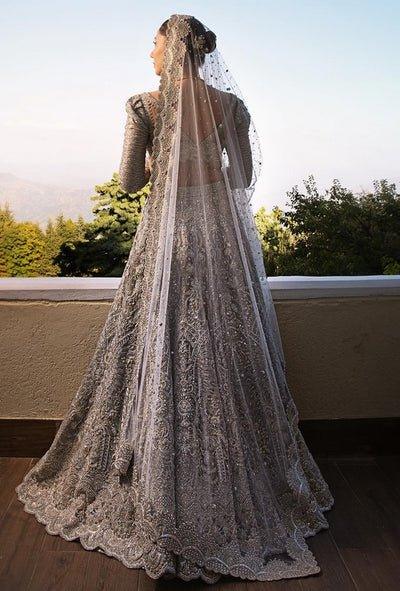 Faraz Manan Bridal Couture Beautiful Brides Maxi - 3 Pieces Net Embroidered - Zainabjees
