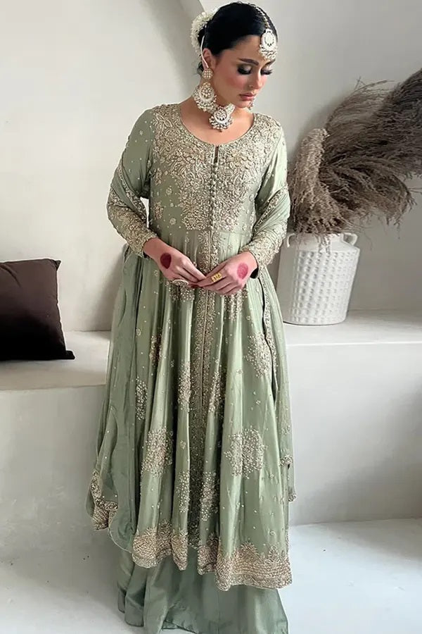 Saira Shakira Raw Silk Unstitched 3 Piece SS-09