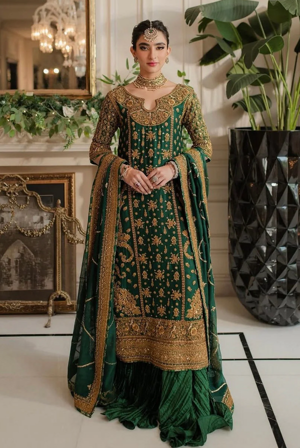 Nadia Elahi Luxury Raw Silk Hand Emblishment Collection Mehrunissa-18