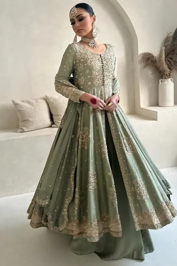 Saira Shakira Raw Silk Unstitched 3 Piece SS-09