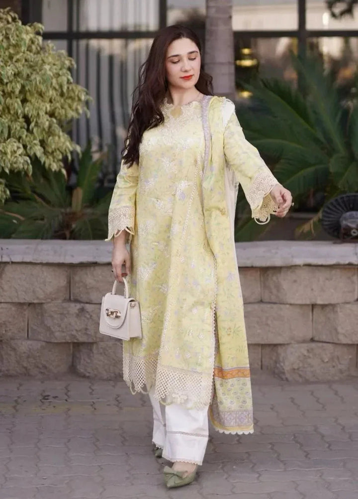 Shezlin by Aabyaan Embroidered Chikankari Unstitched 3 Piece ABY24S AR - 03 Soha - Summer Collection - 3 Pieces Lawn - Zainabjees