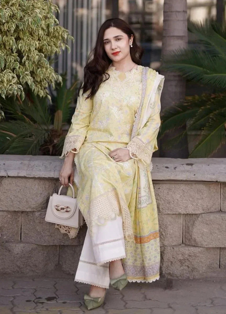 Shezlin by Aabyaan Embroidered Chikankari Unstitched 3 Piece ABY24S AR - 03 Soha - Summer Collection - 3 Pieces Lawn - Zainabjees