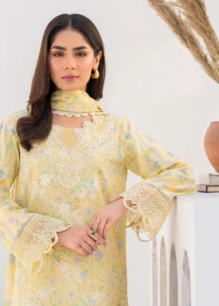 Shezlin by Aabyaan Embroidered Chikankari Unstitched 3 Piece ABY24S AR - 03 Soha - Summer Collection - 3 Pieces Lawn - Zainabjees