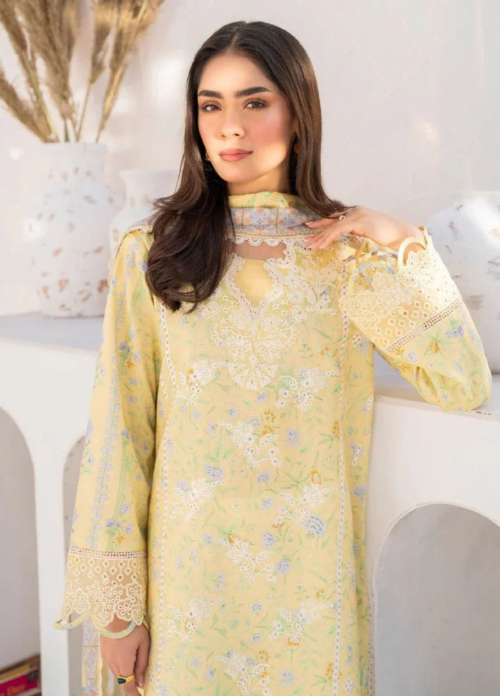 Shezlin by Aabyaan Embroidered Chikankari Unstitched 3 Piece ABY24S AR - 03 Soha - Summer Collection - 3 Pieces Lawn - Zainabjees