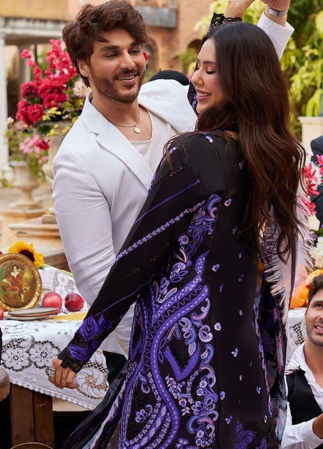 Mushq Luxury Lawn Unstitched 3 Pieces Te Amo SARDINIA SPLENDOR - 3 Pieces Lawn - Zainabjees